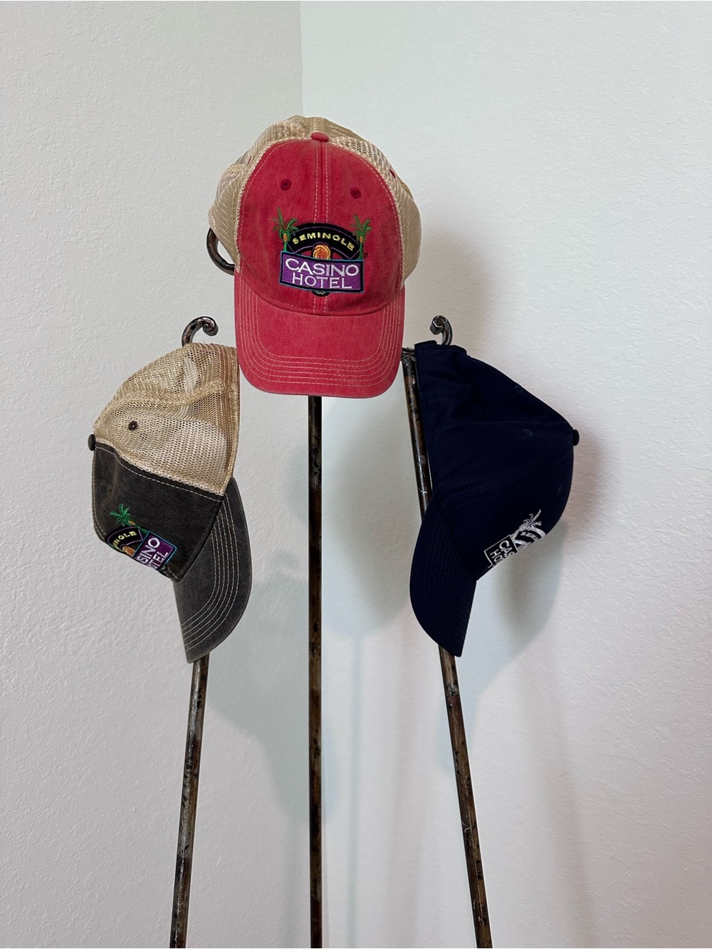 Red Trucker Hat - Embroidered Logo